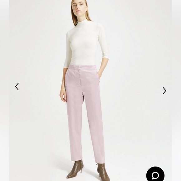 Theory Cotton Chintz Clean Tapered Pant - Picture 1 of 9
